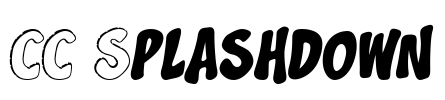 CC Splashdown Font Image