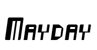 Mayday Font Image