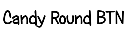 Candy Round BTN Font Image