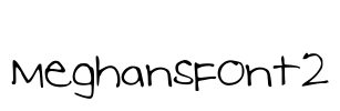 MeghansFont2 Font Image