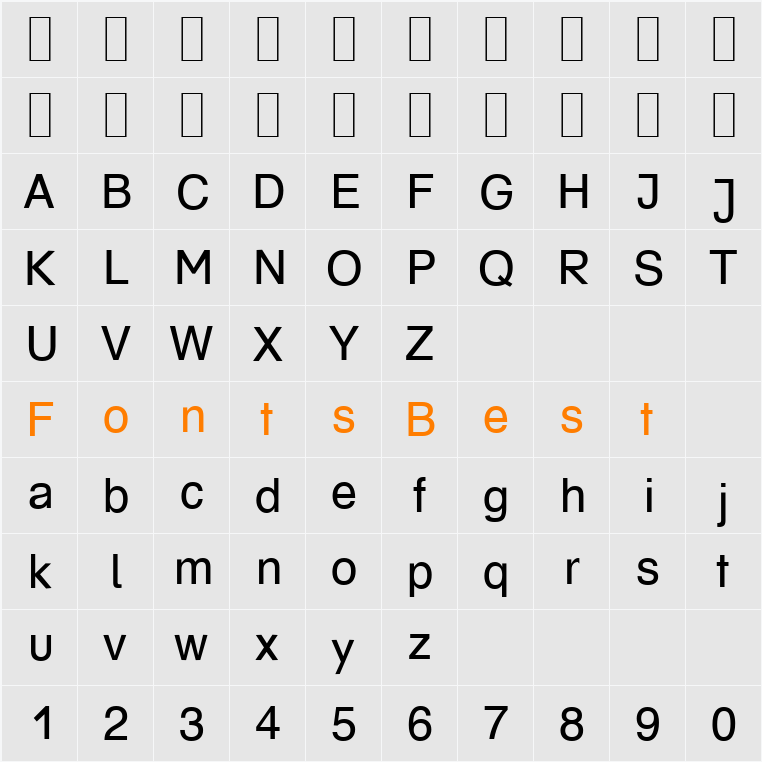 MathSet Becker Character Map