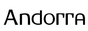 Andorra Font Image