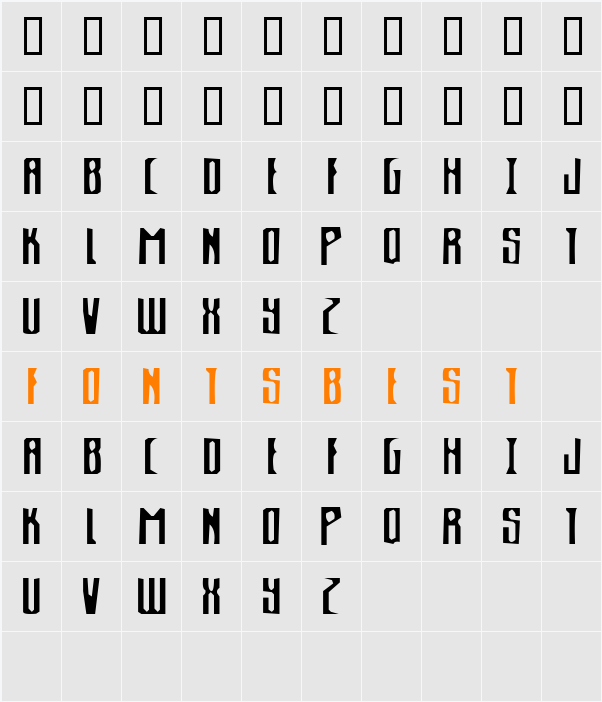 JI-Frisks Character Map