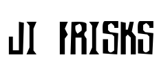 JI-Frisks Font Image