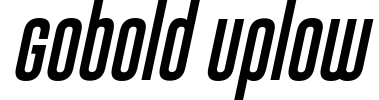 Gobold Uplow Font Image