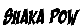 Shaka Pow Font Image