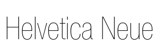 Helvetica Neue