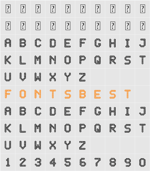 DELAYED Character Map