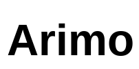 Arimo Font Image