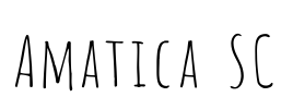 Amatica SC Font Image