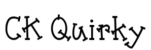 CK Quirky Font Image