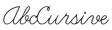 AbcCursive