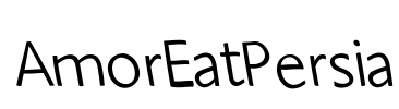 AmorEatPersia Font Image