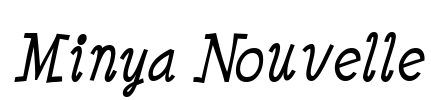 Minya Nouvelle Font Image