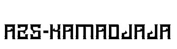 A25-KAMADJAJA Font Image