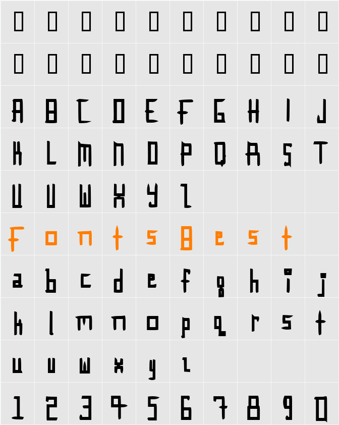 Innie Outtie Character Map