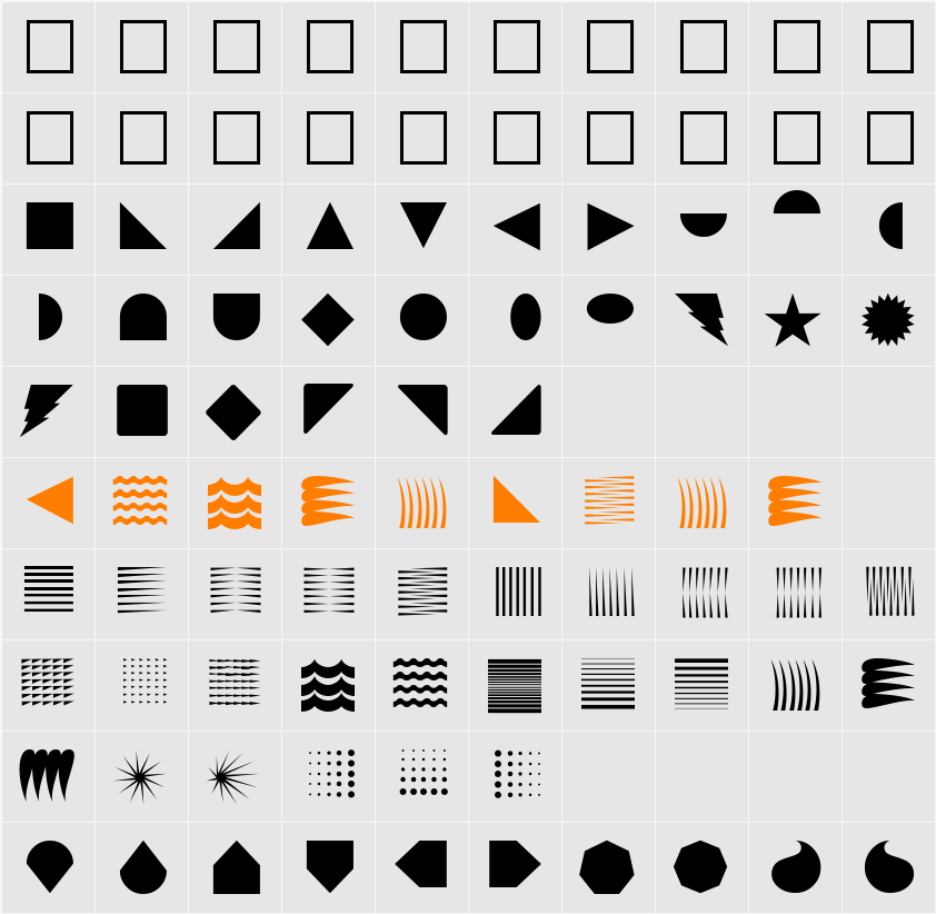 InstantLogo Character Map