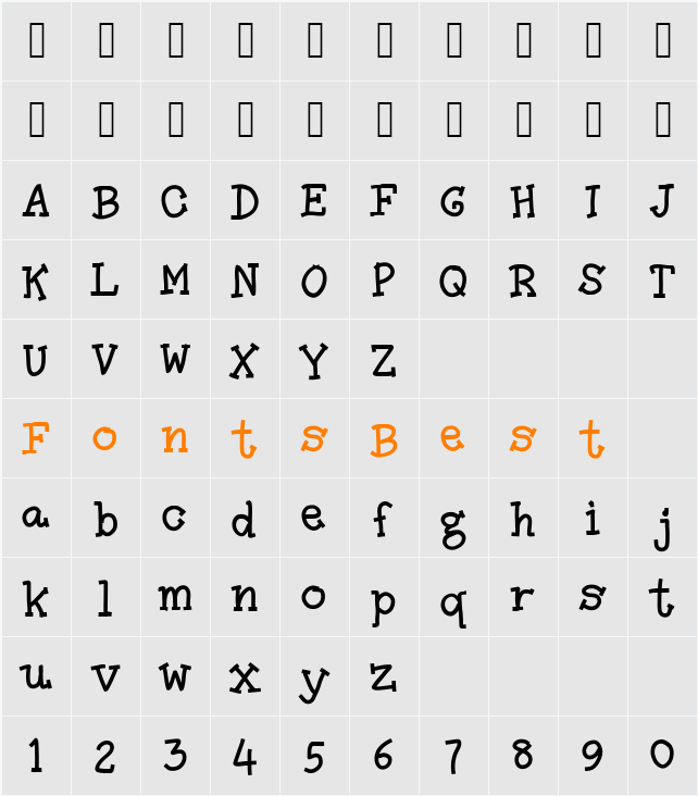 Amutham Character Map