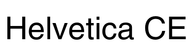 Helvetica CE Font Image