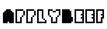 ApplyBeef Font Image