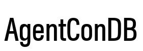 AgentConDB Font Image