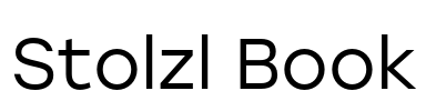 Stolzl Book Font Image