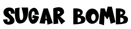 Sugar Bomb Font Image