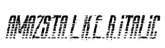 AmazS.T.A.L.K.E.R.Italic Font Image