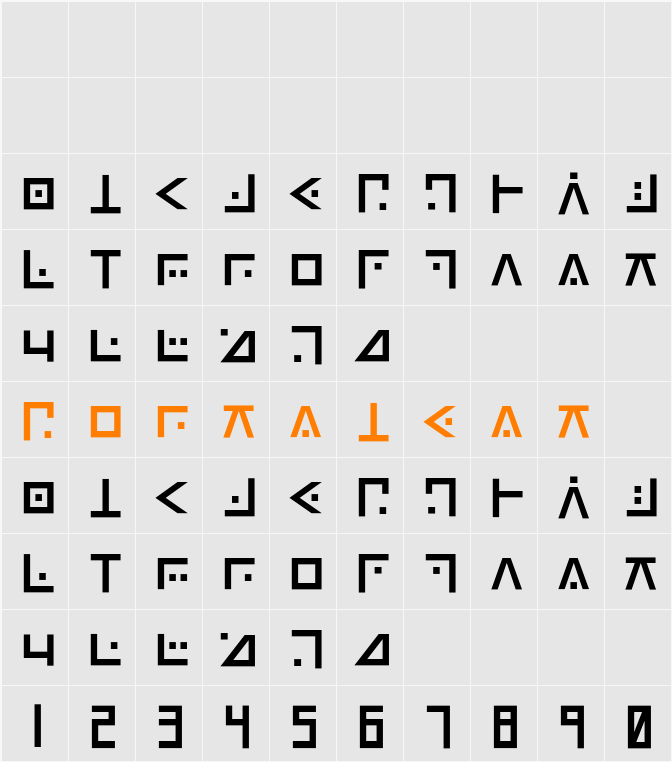 GLT-ごぬんねStroke 800 けっこうふとい Character Map