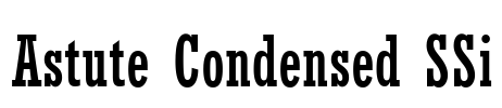 Astute Condensed SSi Font Image