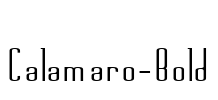 Calamaro-Bold Font Image