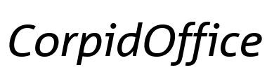 CorpidOffice Font Image