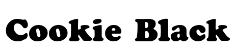 Cookie Black Font Image