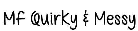 Mf Quirky & Messy Font Image