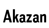 Akazan Font Image