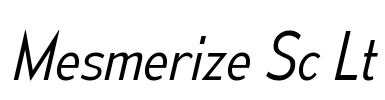 Mesmerize Sc Lt Font Image