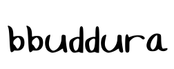 bbuddura Font Image