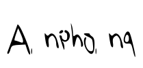 Anphong Font Image