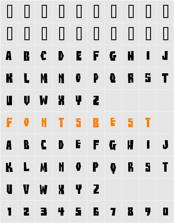 BuzzSaw AOE Character Map