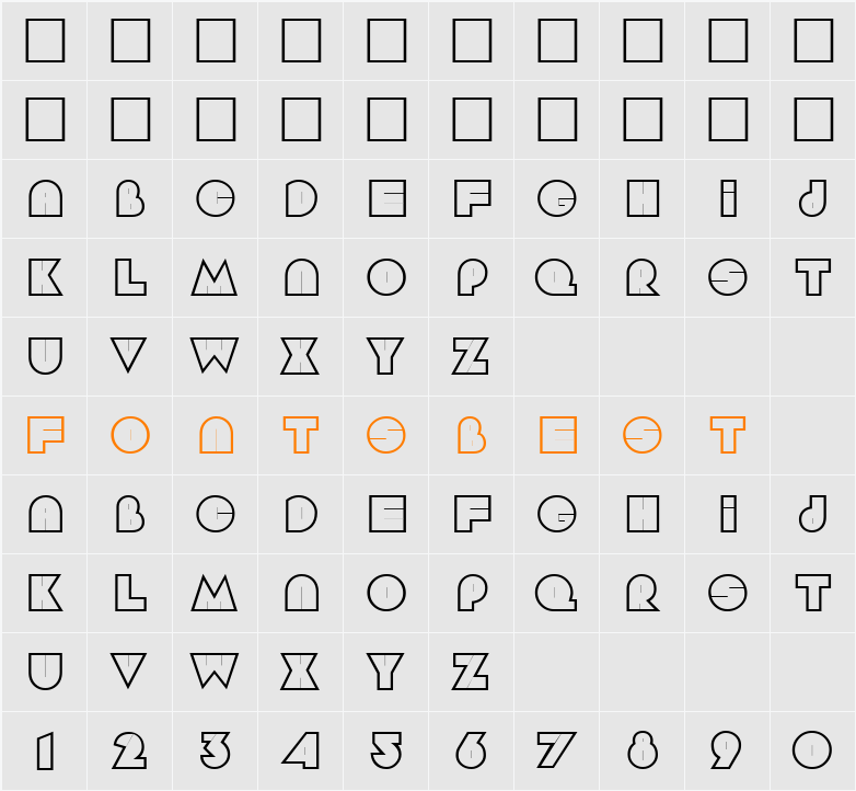 Aramis Character Map