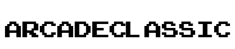 ArcadeClassic Font Image