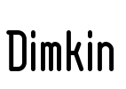 Dimkin Font Image