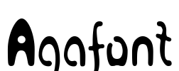 Agafont Font Image