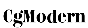 CgModern Font Image