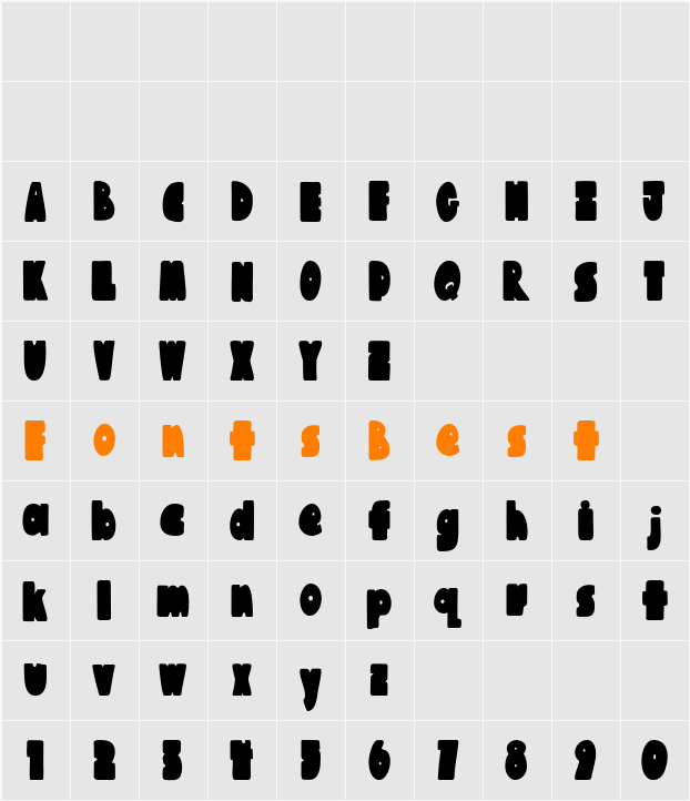 Austie Bost Chunkilicious Character Map