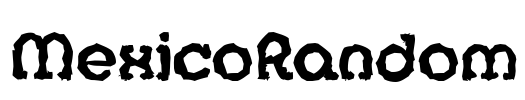 MexicoRandom Font Image