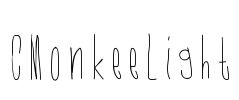 CMonkeeLight Font Image