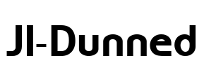 JI-Dunned Font Image