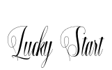 Lucky Start Font Image