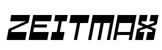 Zeitmax Font Image